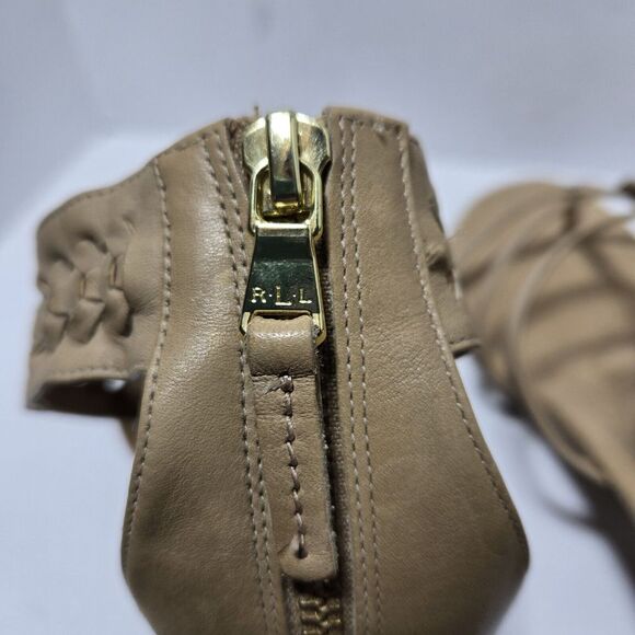 Ralph Lauren 100% leather upper "Meira" sandal Size 10B MSRP $129‎ - Picture 13 of 14